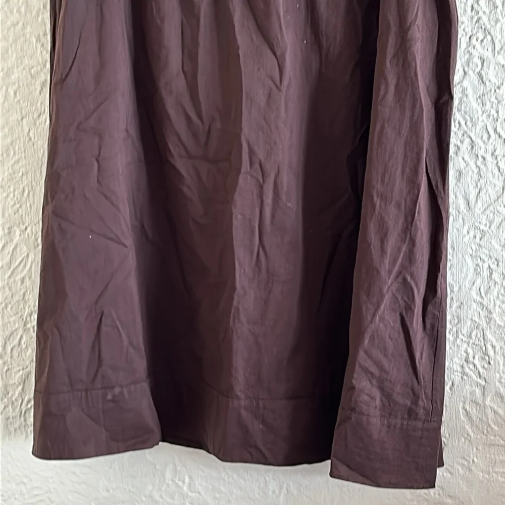 Tory Burch Brown Metal Embellishments A-Line Skirt 12